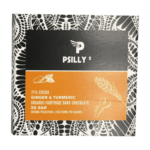 Psilly - Dark Chocolate Bar - Ginger & Turmeric | Shrooms Edibles Online Canada
