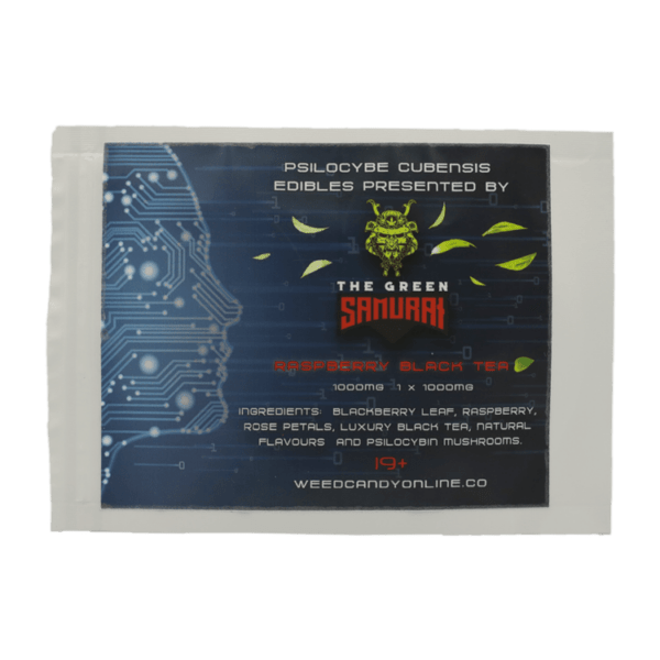 The Green Samurai - Raspberry Black Tea - 1000mg | Shrooms Edibles Online Canada