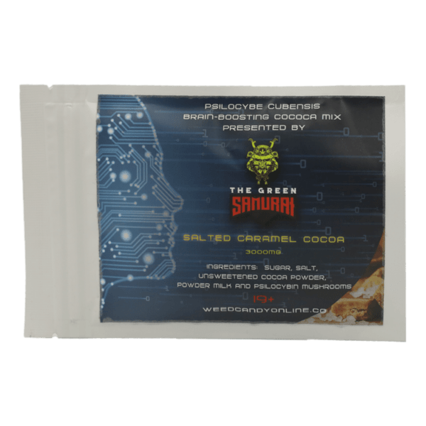 The Green Samurai - Salted Caramel Cocoa - 1g or 3g | Shrooms Edibles Online Canada