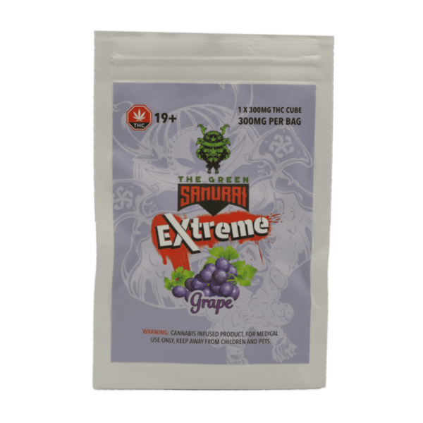 Green Samurai Extreme - Grape Gummy 300mg THC | Shrooms Edibles Online Canada