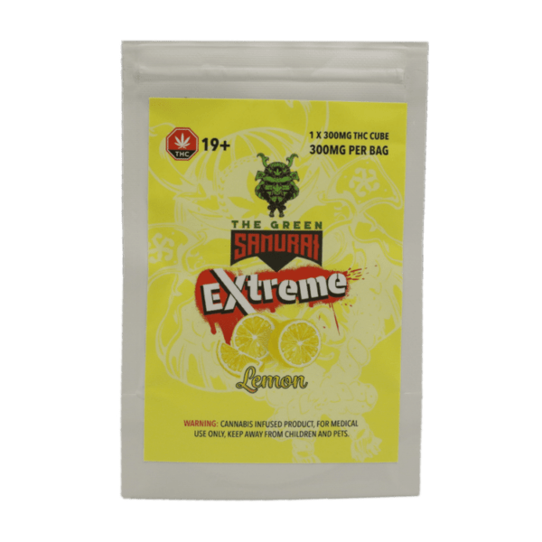 Green Samurai Extreme - Lemon Gummy 300mg THC | Shrooms Edibles Online Canada