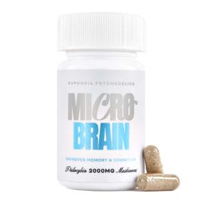 Euphoria Psychedelics – Micro Brain Capsules - (100mg X 20 Capsules) | Shrooms Edibles Online Canada