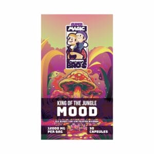 Super Magic Mushroom Bro’s - King of the Jungle MOOD - 400MG Capsules | Shrooms Edibles Online Canada